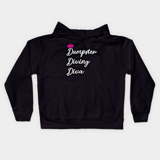 Dumpster Diving Diva Kids Hoodie